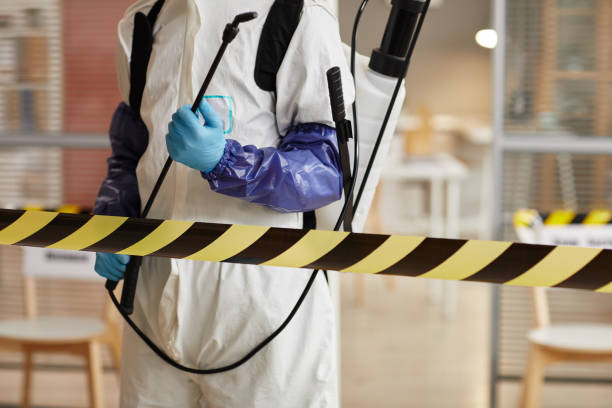 Professional Biohazard Cleanup technician working in Sandwich, MA